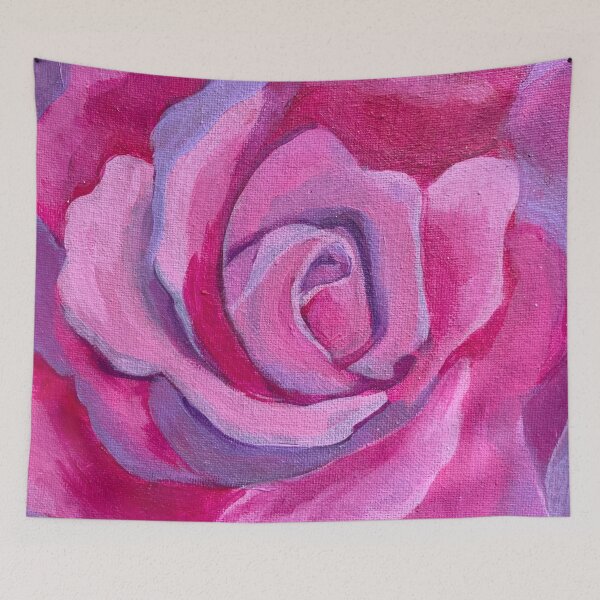 Item preview, Painted Stylised rose flower designed and sold by Enrika.