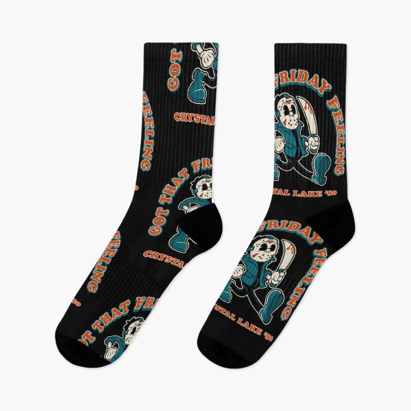 Item preview, Got that Friday Feeling - Vintage Distressed Cartoon - Slasher Movie designed and sold by Nemons.