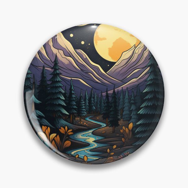 Item preview, Nature In Circle | Classic T-Shirt designed and sold by NicolasGlowArt.