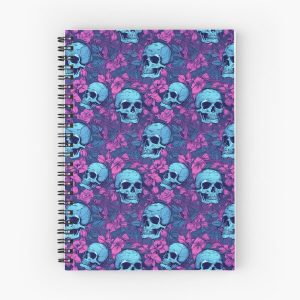 Item preview, Blue & Pink Skulls Composite Overlay Pattern #1 designed and sold by ARTficiallyAnon.