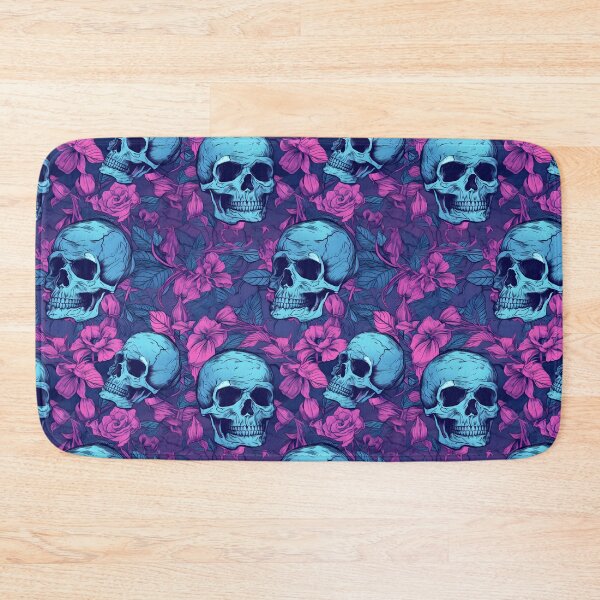 Item preview, Blue & Pink Skulls Composite Overlay Pattern #1 designed and sold by ARTficiallyAnon.