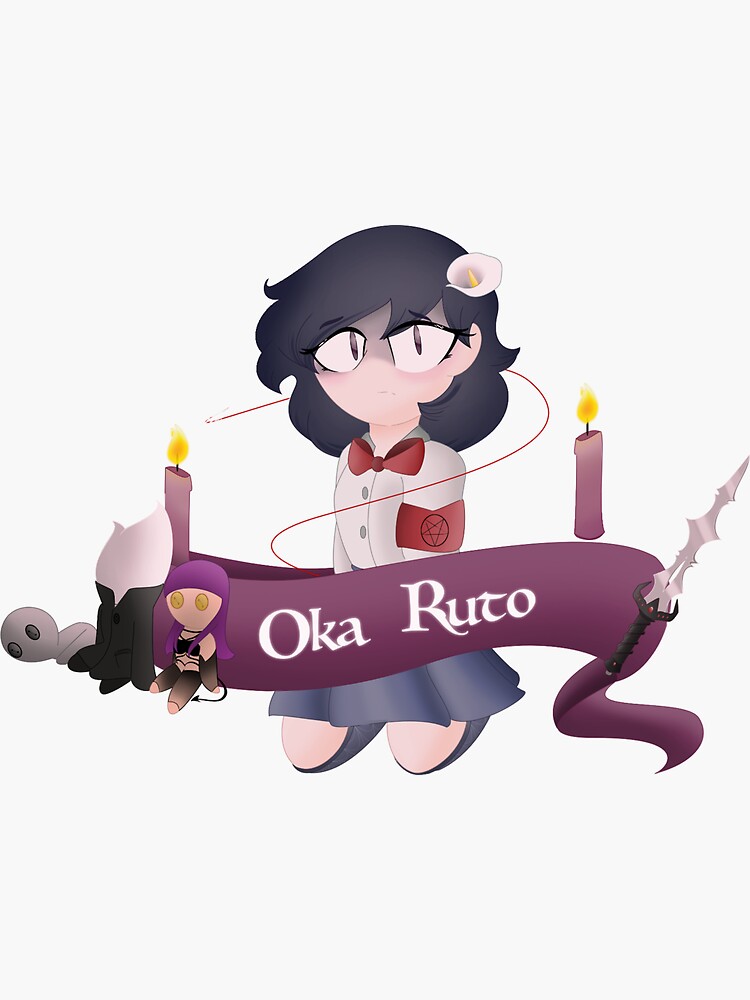 Yandere Simulator Rivals Oka Ruto Sticker By Takarapov Redbubble 2550