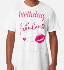Fabulous Birthday Girl 21. Geburtstag pink Kiss Longshirt