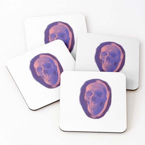 Item preview, pink/purple skull designed and sold by unappealingish.