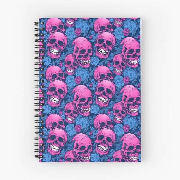 Item preview, Blue & Pink Skulls Composite Overlay Pattern #2 designed and sold by ARTficiallyAnon.
