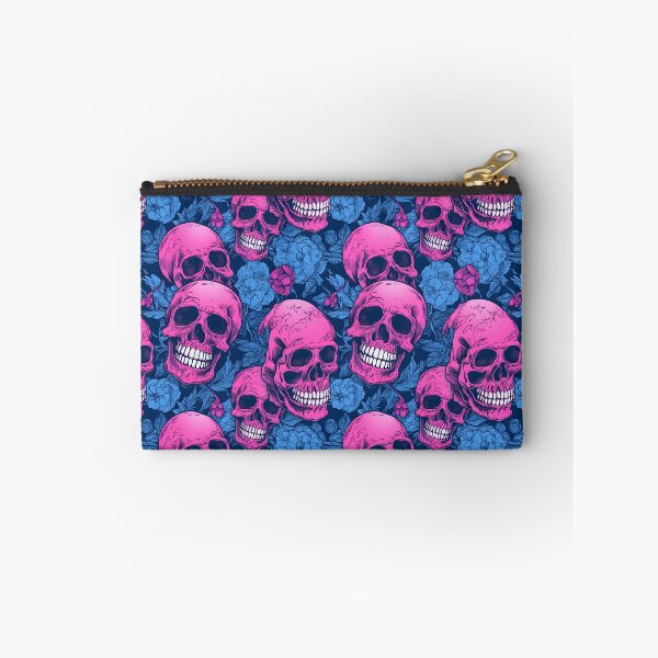 Item preview, Blue & Pink Skulls Composite Overlay Pattern #2 designed and sold by ARTficiallyAnon.