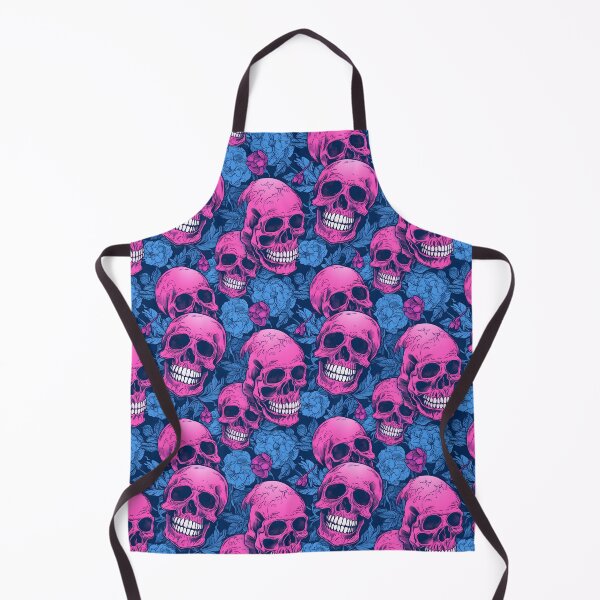 Item preview, Blue & Pink Skulls Composite Overlay Pattern #2 designed and sold by ARTficiallyAnon.