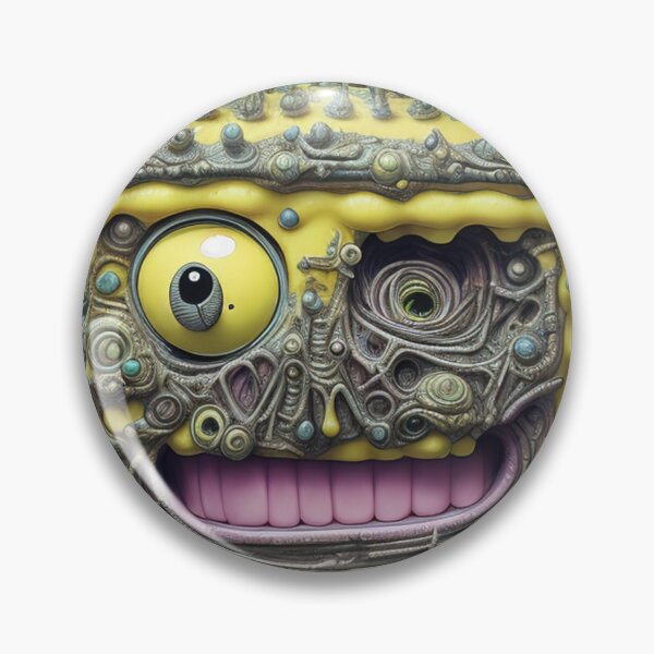 Item preview, Sponge Cartoon monster yellow spooky child kids children, square pants designed and sold by Cyber Kids.
