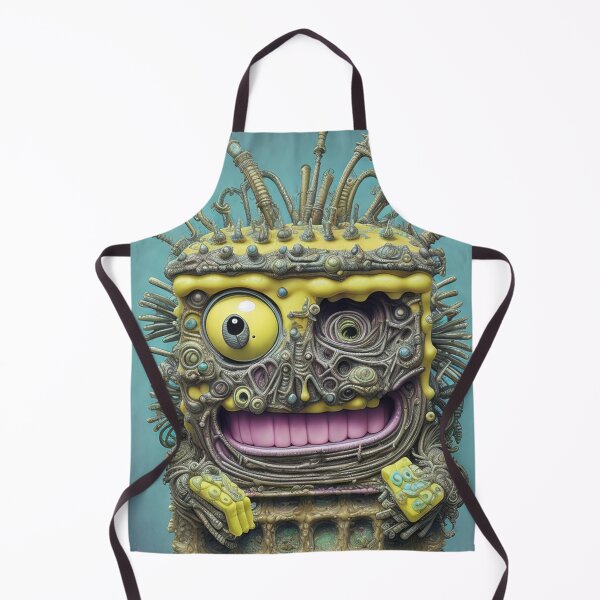 Item preview, Sponge Cartoon monster yellow spooky child kids children, square pants designed and sold by Cyber Kids.