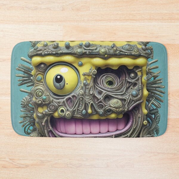 Item preview, Sponge Cartoon monster yellow spooky child kids children, square pants designed and sold by Cyber Kids.