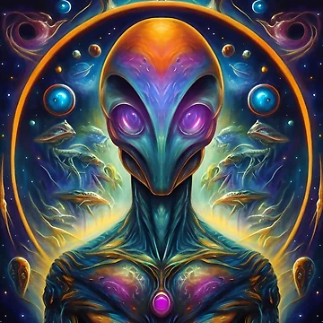 Artwork thumbnail, Multidimensional Alien by RemonMichel
