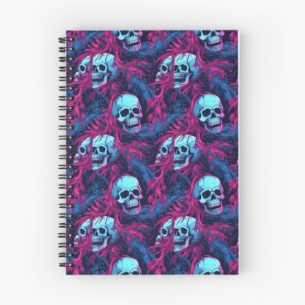 Item preview, Blue & Pink Skulls Composite Overlay Pattern #3 designed and sold by ARTficiallyAnon.