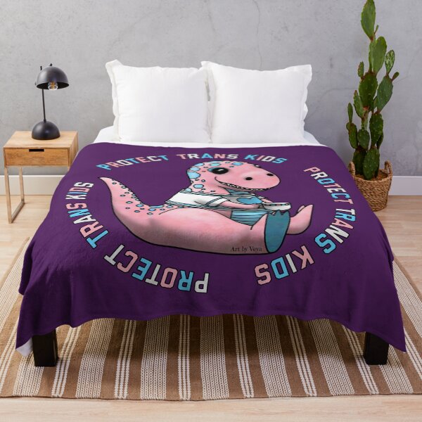Item preview, Protect Trans Kids Tyrannosaurus Rex designed and sold by Art by Veya.