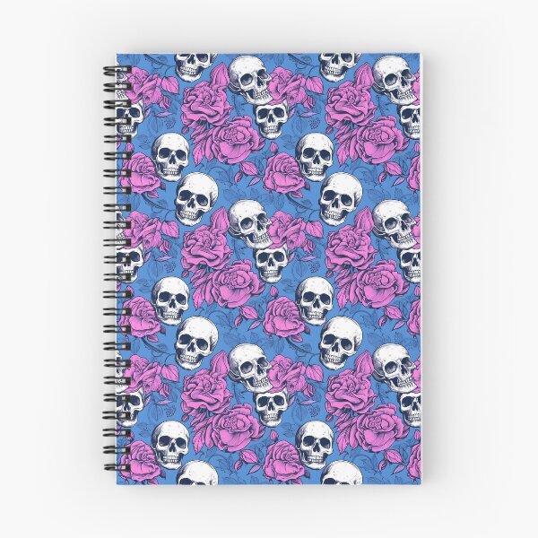 Item preview, Blue & Pink Skulls Composite Overlay Pattern #4 designed and sold by ARTficiallyAnon.