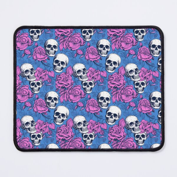 Item preview, Blue & Pink Skulls Composite Overlay Pattern #4 designed and sold by ARTficiallyAnon.