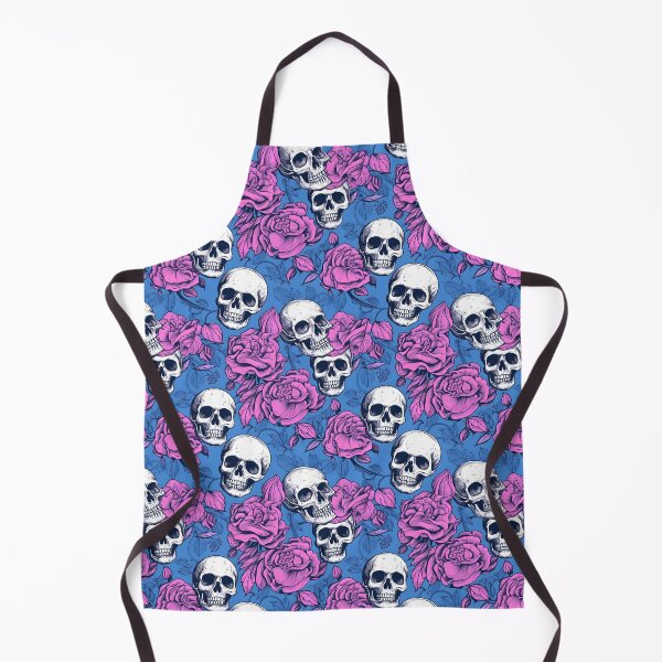 Item preview, Blue & Pink Skulls Composite Overlay Pattern #4 designed and sold by ARTficiallyAnon.
