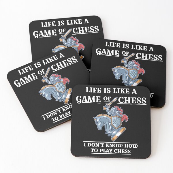 Item preview, Life is like a game of chess i don't know how to play chess dark designed and sold by grafikis.