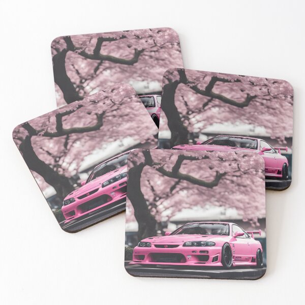 Item preview, Pink sports car in Tokyo under cherry tree designed and sold by MartialArtisan.