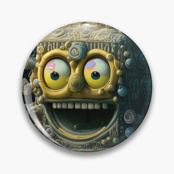 Item preview, Sponge Cartoon monster yellow spooky child kids children, square pants designed and sold by Cyber Kids.