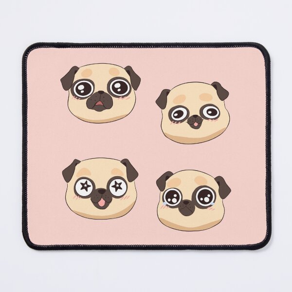Item preview, Cute funny pug face pack designed and sold by Yaragold.