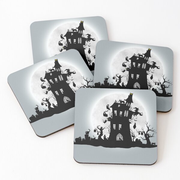 Item preview, Vintage Halloween - Black Cat Castle designed and sold by mamacub.