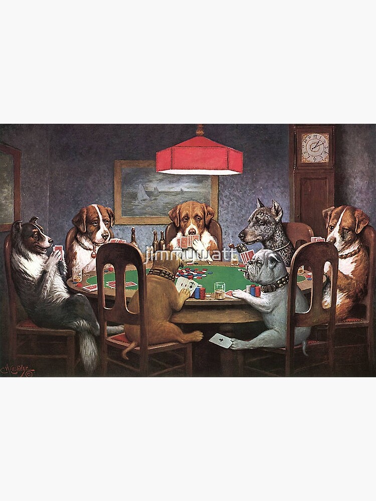 Dogs Playing Poker by jimmywatt