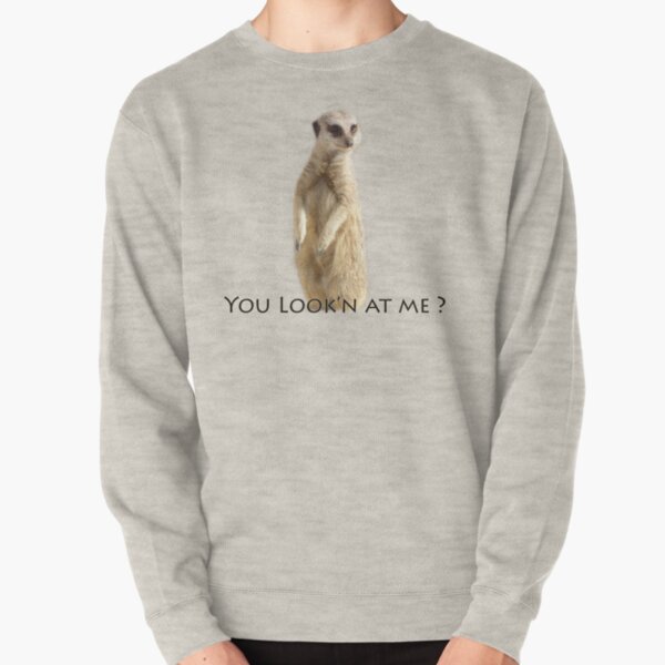 You Look'n at Me? Pullover Sweatshirt