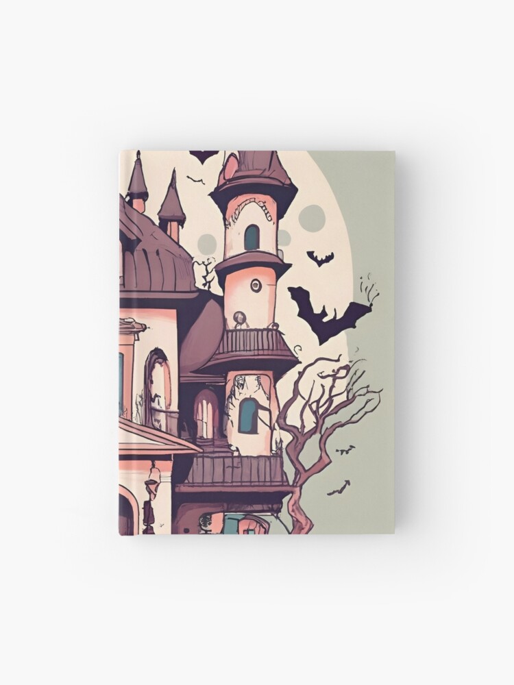 Thumbnail 1 of 3, Journal, Halloween Spooky Castle Drawing designed and sold by Patricks-Art.