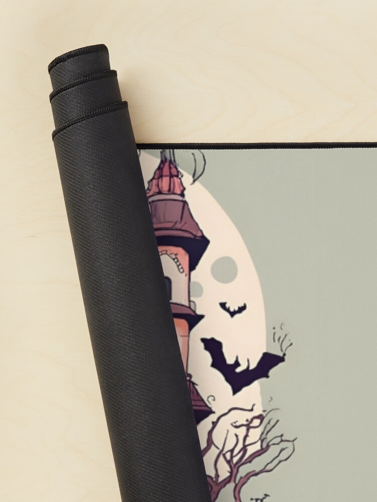 Thumbnail 2 of 5, Mouse Pad, Halloween Spooky Castle Drawing designed and sold by Patricks-Art.