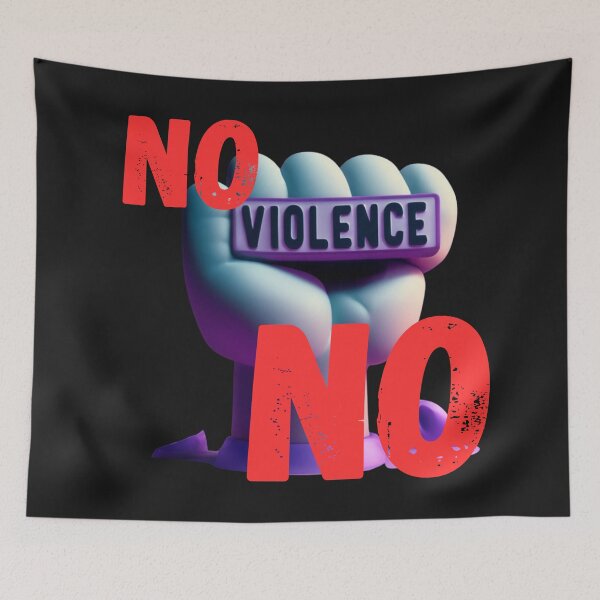 Item preview, NO DOMESTIC VIOLENCE AWARENESS NO designed and sold by carlos crane.