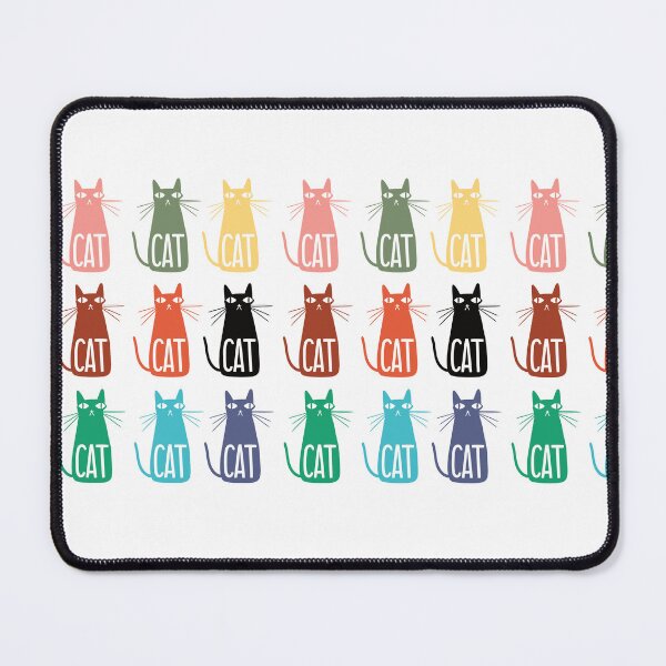 Item preview, Group Of Cool Hepcat Cats - 9 Lives - Landscape Pattern designed and sold by SorryFrog.