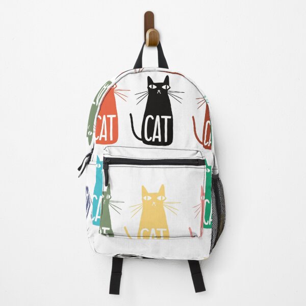 Item preview, Group Of Cool Hepcat Cats - 9 Lives - Landscape Pattern designed and sold by SorryFrog.