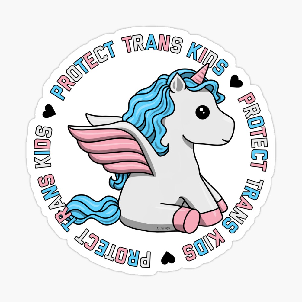 Protect Trans Kids Unicorn