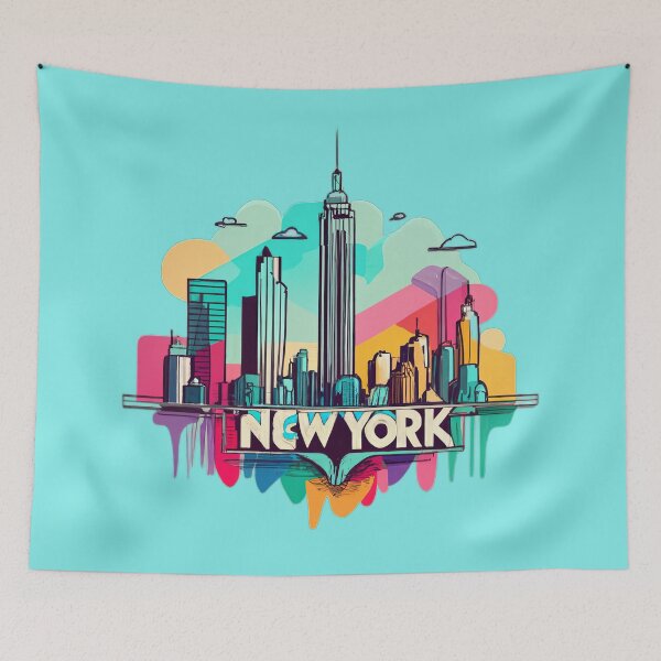 Item preview, New York City Manhattan, Cities of the World, Graffiti designed and sold by emaga.