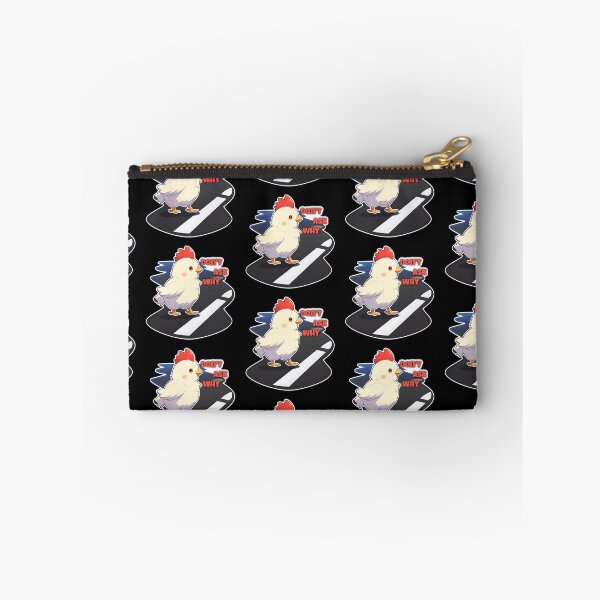 Item preview, Hydroflask Don't Ask Why Did the Chicken Cross The Road Hydroflask Sticker by Zeesdesign on Redbubble designed and sold by ZEESDESIGN.
