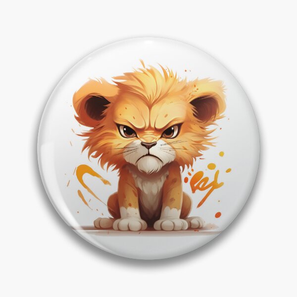 Item preview, Angry Lion Cub designed and sold by popa-che.