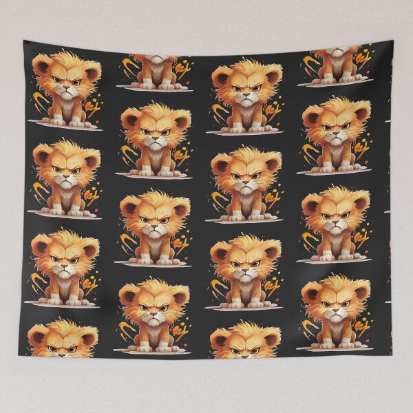 Item preview, Angry Lion Cub designed and sold by popa-che.