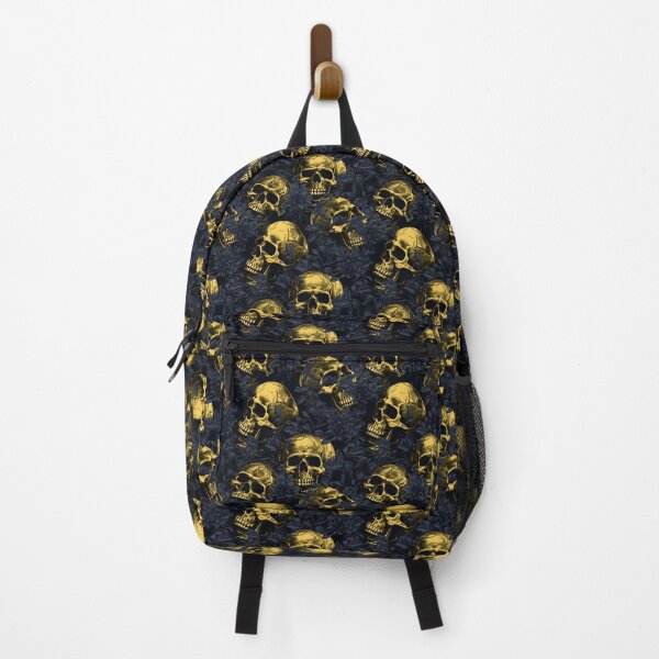 Item preview, Charcoal and Yellow Skulls Composite Overlay Pattern #3 designed and sold by ARTficiallyAnon.