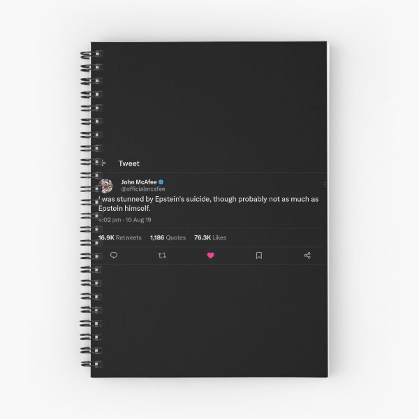Item preview, John McAfee - I was stunned... Tweet designed and sold by DF118.