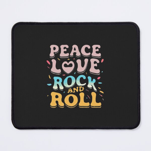 Item preview, Peace Love, Rock and Roll designed and sold by Sketch-Shack.