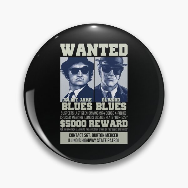 Item preview, Wanted - The Blues movie brothers designed and sold by ForbesMode.