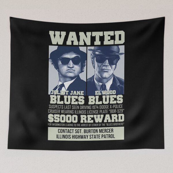 Item preview, Wanted - The Blues movie brothers designed and sold by ForbesMode.