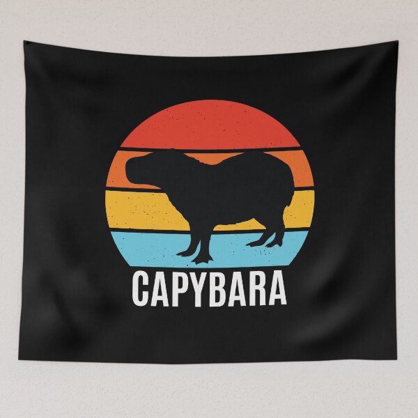 Item preview, Capybara Retro Capibara Capybara designed and sold by MooonTees.