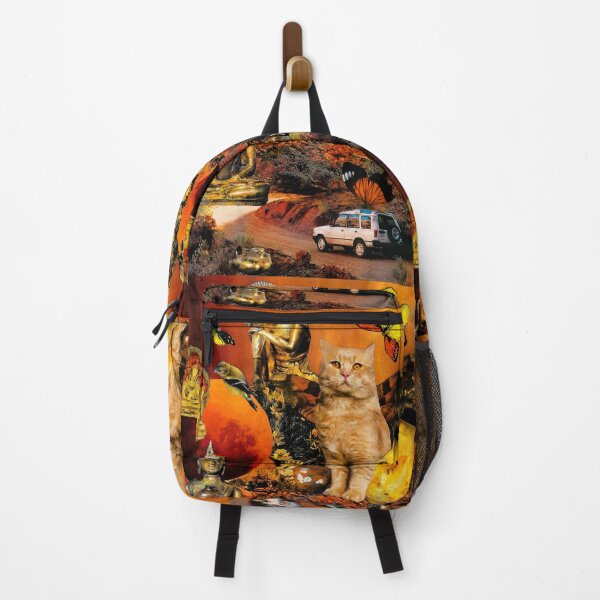 Item preview, Orange Cat Namaste Buddha Yoga Zen Meditation Sunset  designed and sold by Seruni Artworks.