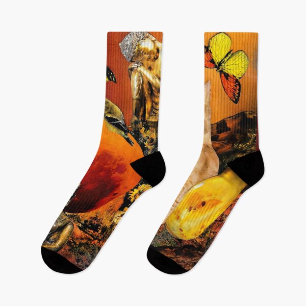 Item preview, Orange Cat Namaste Buddha Yoga Zen Meditation Sunset  designed and sold by Seruni Artworks.
