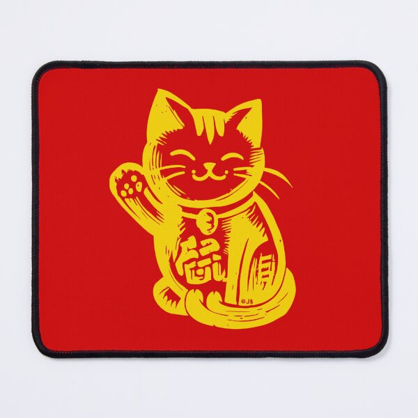 Item preview, Lucky Waving Cat - Yellow designed and sold by FunnehGacha.