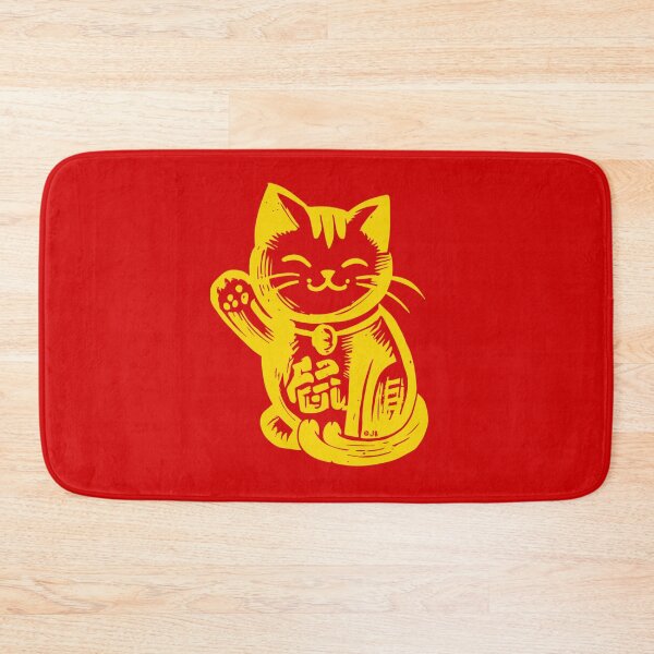Item preview, Lucky Waving Cat - Yellow designed and sold by FunnehGacha.