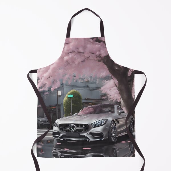 Item preview, Expensive grey car under cherry tree in Tokyo designed and sold by MartialArtisan.