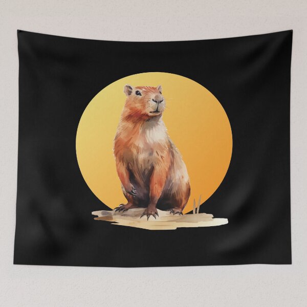 Item preview, Capybara Capibara Capybara designed and sold by MooonTees.