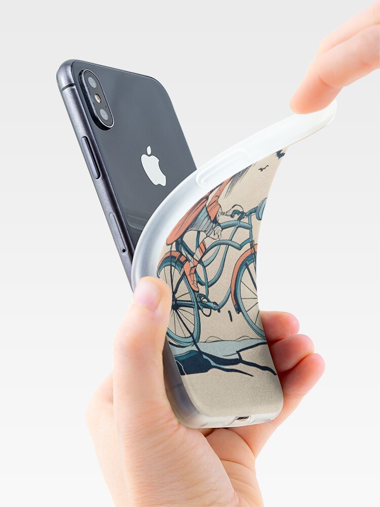 Thumbnail 4 of 5, iPhone Case, Halloween Witch on a bicycle designed and sold by Patricks-Art.